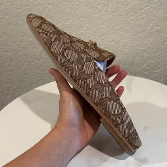 Coach Sienna Signature Slides Shoes Size 8.5 NWT - Picture 7 of 9